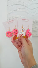 Load image into Gallery viewer, frosted animal cracker earrings
