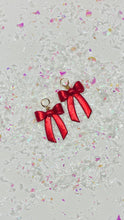 Load image into Gallery viewer, red glitter bow
