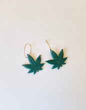 Load image into Gallery viewer, cannabis hoops
